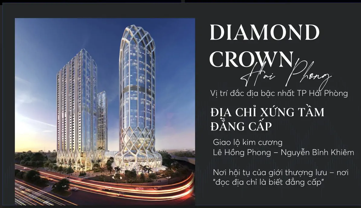 Dự án Diamond Crown Hải Phòng